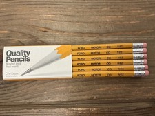 Vintage  Ford Motor Company No 2 Pencils 1 Dozen NOS New Old Stock Made in USA picture