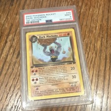 Pokémon 2000 Team Rocket Dark Machoke #40 1st Edition PSA 9 English picture