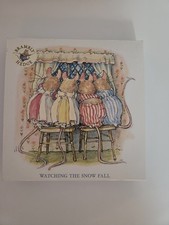 Set 16 Boxed Brambly Hedge Watching The Snow Fall Cards Jill Barklem Christmas picture