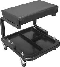 DATR6300B Rolling Creeper Garage/Shop Seat: Padded Mechanic Stool with Tool Tray picture