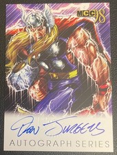 1998 SkyBox Marvel Creators Collection Thor Dan Jurgens Autograph Auto picture