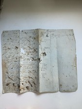 1860 Antique Handwritten Manuscript Calligraphy Practice Ledger Ephemera picture