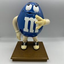 M & M Blue Peanut Playing The Saxophone Candy Dispenser MM No Saxophone Clean picture