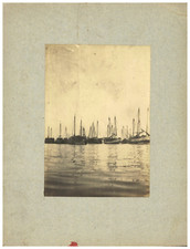 Italy, Venice, Many Ships, Vintage Port Print, Matte Silver Print 27 picture
