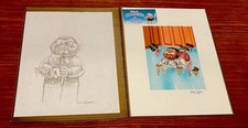 Rare GPK 1/1 GET OUT Jordan Peele ORIGINAL ART & Garbage Pail Kids PENCIL ROUGH picture