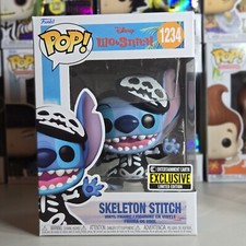 Funko Pop Disney Lilo & Stitch - Skeleton Stitch #1234 And Pop Protector picture