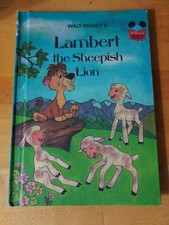 1977 Walt Disney's Lambert The Sheepish Lion Children's Book DWWOR 1st AE picture