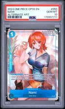 2024 ONE PIECE OP09-EMPERORS IN THE NEW WORLD ALTERNATE ART #050 NAMI PSA 10 picture