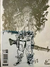 DANIEL WARREN JOHNSON ORIGINAL ART 9.8 CGC Tank Girl SIGNED SKETCH wolverine 1 2 picture