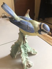 Goebel Blue Titmouse Porcelain Bird #3800615 W Germany Ex picture