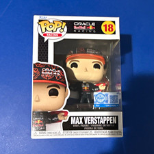 RARE Limited Edition Funko Pop Racing Max Verstappen Oracle Red Bull Racing #18 picture