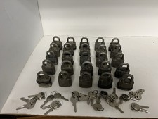 (25) ABUS #41 Padlock Laminated Steel Lock w/ Keys - 1  1/2