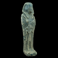 Egyptian Artifacts Rare Authentic Pharaonic Statue Of Egyptian Ushabti BC picture