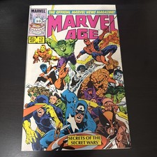 Marvel Age #12 Marvel Secret Wars Spider-Man black costume 1983 picture