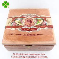 My Father Cigars Toro Gordo La Lealtad Empty Wood Cigar Box 8