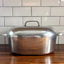 VTG Magnalite Wagner Ware Sydney O 4265 Roaster Dutch Oven & Lid No Trivet 8 Qt picture