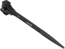 Durable Black Dual Drive Ratchet Wrench 1 2 X 3 8 Heavy Duty Tool picture