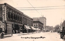 RPPC Cheyenne Wyoming Carey Ave The Princess Department Store Photo Postcard H43 picture