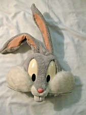 Vintage 1995 Looney Tunes Bugs Bunny Plush  Six Flags Snapback Cap Hat picture
