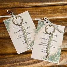 Personalized Funeral Memorial Cards (Set of 12) | 2.75x4 - Recuerdos luctuosos picture