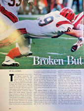 1989 Tim Krumrie Cincinnati Bengals Football picture