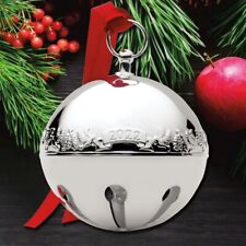 2022 Wallace Sleigh Bell 52nd Edition Silverplate Ornament NIB picture