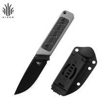 Kizer Smolt Drop Point Fixed Blade Knife 3V  Blade G10+Micarta Handle 1063A1 picture