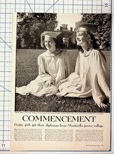 1930s Monticello Junior College Alton IL Graduation Magazine Print Ephemera picture