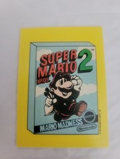 1989 Topps Nintendo #1 Super Mario Bros. 2 Game Tip Trading Card Madness NM  picture