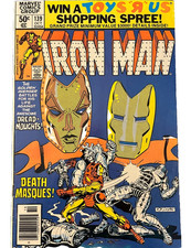 IRON MAN #139 Oct 1980 MADAME MASQUE Newsstand Marvel FREE USPS SHIPPING (VF) picture