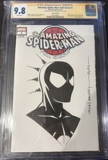 John Beatty Original Black-Suit Spider-Man Sketch in CGC 9.8 picture