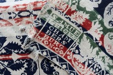 1835-38 Samuel Hicks Signed Antique Coverlet Hand Loomed Ohio picture