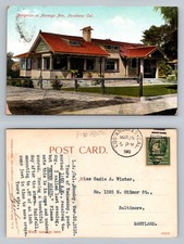 Pasadena, CA-California, Bungalow On Marengo Avenue Vintage c1910 Postcard picture
