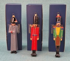 3 RARE Poland Komozja Family Soldiers Glass Soldier Ornaments ~ 7