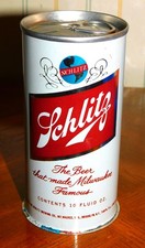 1969 SCHLITZ BEER 10oz. Pull Top CAN No Bottom MINTY UNUSED picture