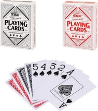 GSE 100% Waterproof Plastic Playing Cards, 12-Deck Poker Size -Jumbo Index Cards picture