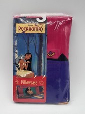 Vintage Disney Pocahontas Standard Pillowcase Made in USA 1995 New picture
