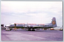 Flying Tiger Line CL-44 Historical Aircraft Postcard LIMITED EDITION picture