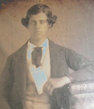 ANTIQUE AMERICAN TOLEDO OH COLTON COULTON DAGUERREOTYPE DOLLAR ? CURRENCY? PHOTO picture