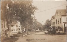 Water Street, Epping, New Hampshire Dirt Road Unposted RPPC c1910s Postcard picture