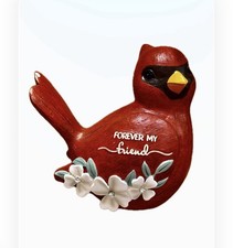 Pavilion Forever My Friend Cardinal Bird Figurine Memorial Friendship 4.25