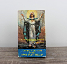 Divine Mysteries of the Most Holy Rosary 1973 - 1st Ed. Rare Vintage Catholic picture