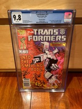 **Ultra Rare Mark Jewelers** Transformers #17 CGC 9.8 NM/M 1st Blaster, Cosmos picture