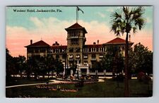 Jacksonville FL-Florida, Windsor Hotel, Advertising, Vintage c1914 Postcard picture