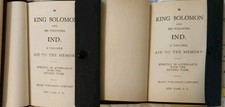 Vintage Indiana Masonic Ephemera Lot w/ 2 Near Mint King Solomon Cipher Books ID picture