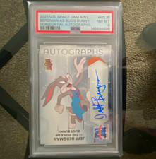 Upper Deck 2021 Space Jam A New Legacy Horizontal Autographs HS-JB PSA 8 pop 2  picture