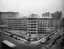 The Chelsea Elliot Houses under construction between 10th Avenue 2- Old Photo picture