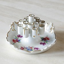 Vintage Cigarette Holder Erphila Germany Porcelain Floral picture