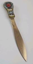 Vintage Italian Micro-mosaic Letter Opener/Page Turner 4 Inches picture