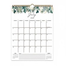 Wall Calendar 20262027, Jul 2026Dec 2027, Monthly planner,13